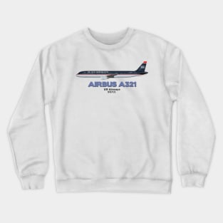 Airbus A321 - US Airways Crewneck Sweatshirt